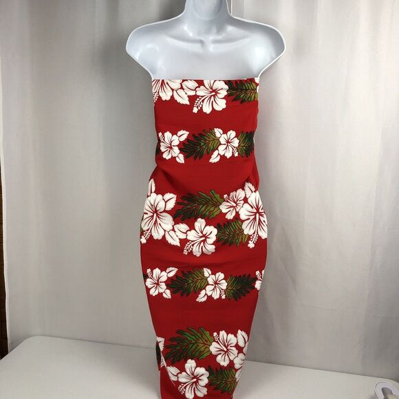 VTG Koko Knot Women's Sarong Hibiscus Tropical Scarf Shawl Beach Cover Wrap - Picture 3 of 16